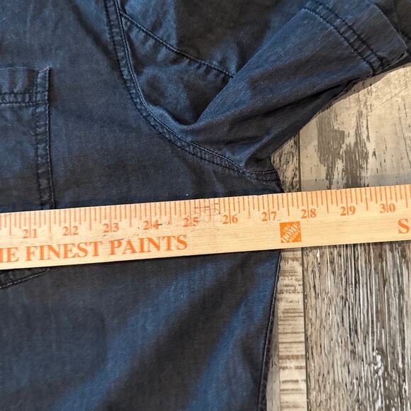 Harley-Davidson Washed Gray Casual Black Pearl Snap Shirt Size 2XL Bikercore - Picture 10 of 11